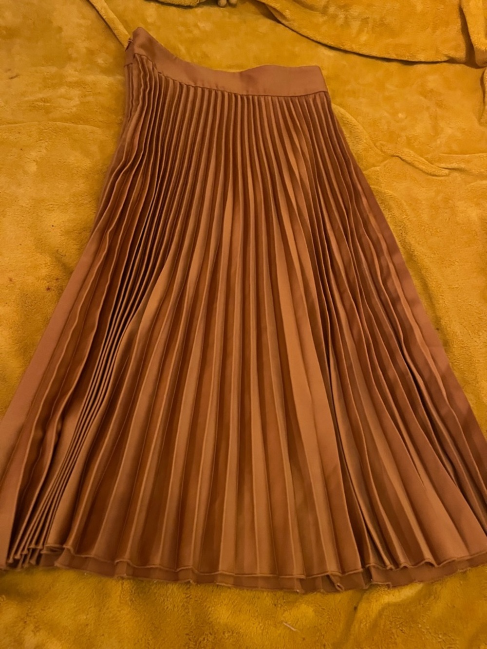 Sezane Dino Skirt in Ochre